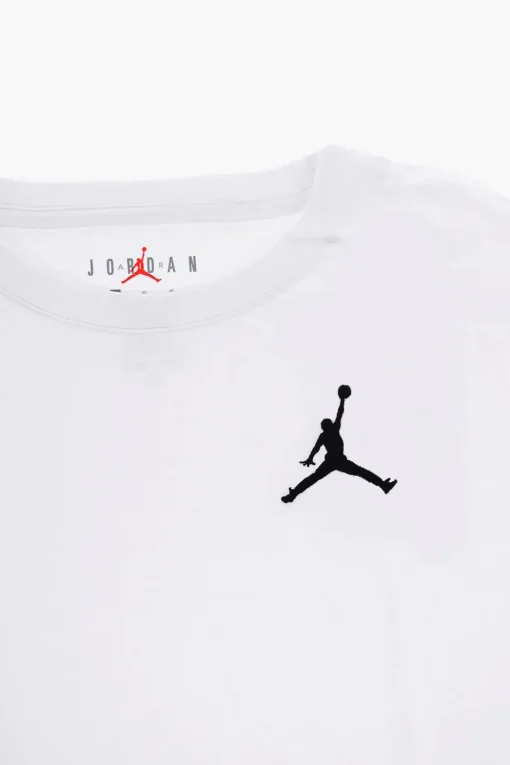 AIR JORDAN T-Shirt Girocollo con Ricamo Frontale>Nike KIDS Outlet