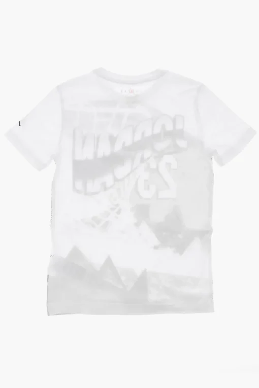 Online AIR JORDAN T-Shirt Girocollo WAVY MOTION JUMPMAN Stampata Bambino Abbigliamento