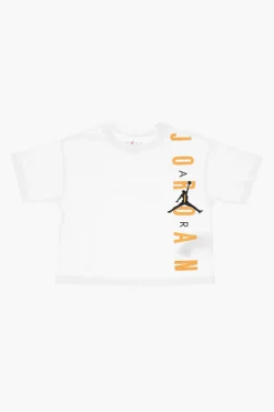 Sale AIR JORDAN T-shirt Girocollo TIME TO SHINE con Logo Laterale Glitterato Bambino Abbigliamento