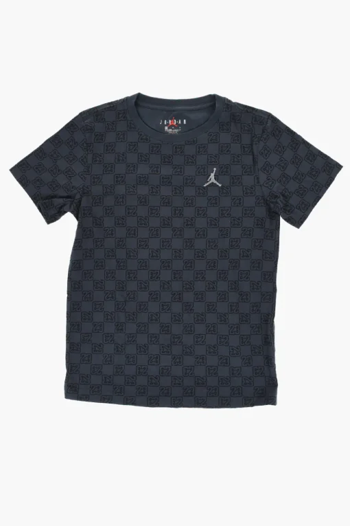 AIR JORDAN T-Shirt Girocollo con Logo All-Over>Nike KIDS Clearance