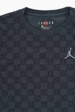 AIR JORDAN T-Shirt Girocollo con Logo All-Over>Nike KIDS Clearance