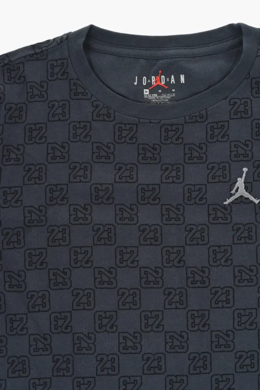 AIR JORDAN T-Shirt Girocollo con Logo All-Over>Nike KIDS Clearance