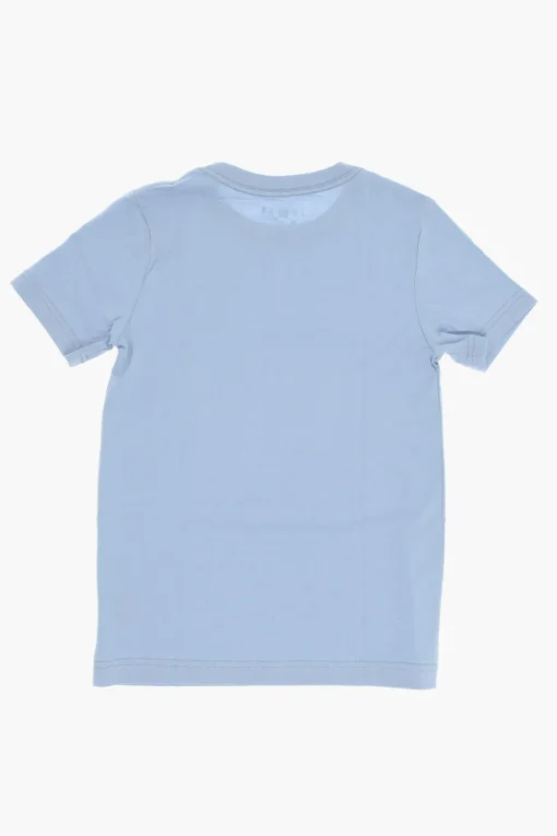 Hot AIR JORDAN T-Shirt Girocollo con Logo Ricamato Bambino Abbigliamento