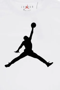 Fashion AIR JORDAN T-shirt Girocollo con Maxi Stampa Frontale Bambino Abbigliamento
