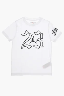 Fashion AIR JORDAN T-shirt Girocollo con Maxi 23 A Contrato Bambino Abbigliamento