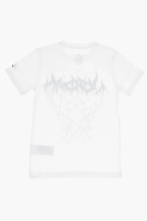 Discount AIR JORDAN T-shirt Girocollo con Maxi Stampa Bambino Abbigliamento