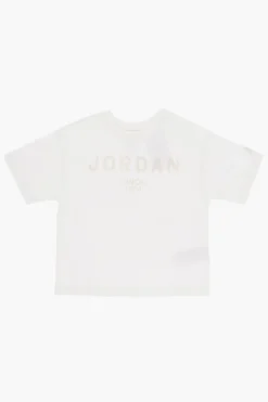 AIR JORDAN T-Shirt Girocollo con Logo Stampato>Nike KIDS Outlet