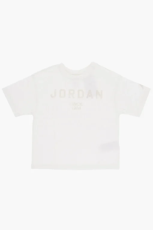 AIR JORDAN T-Shirt Girocollo con Logo Stampato>Nike KIDS Outlet