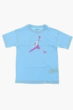 Best AIR JORDAN T-Shirt Girocollo in Tinta Unita con Stampa Sfumata Abbigliamento