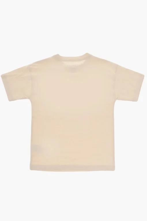Outlet AIR JORDAN T-Shirt Girocollo in Tinta Unita con Logo Stampato Abbigliamento