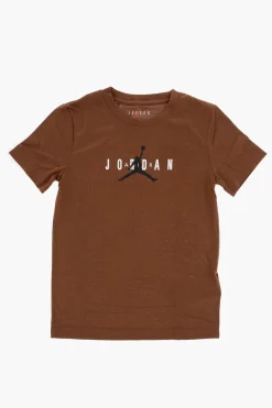 AIR JORDAN T-Shirt in Tinta Unita con Logo Stampato>Nike KIDS Sale
