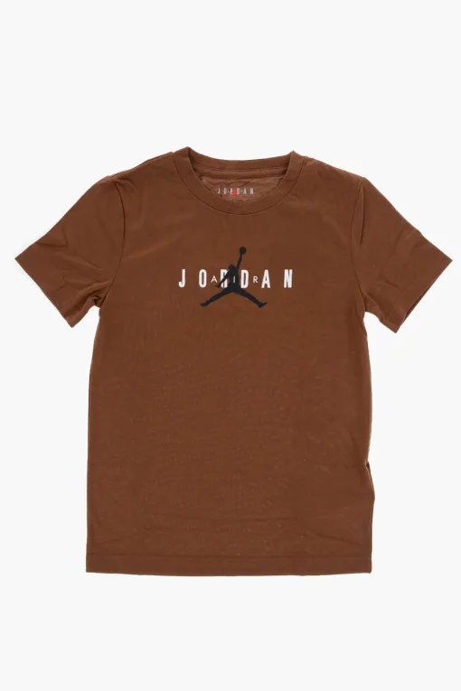 AIR JORDAN T-Shirt in Tinta Unita con Logo Stampato>Nike KIDS Sale