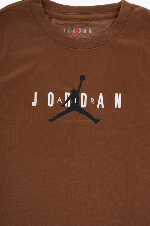 AIR JORDAN T-Shirt in Tinta Unita con Logo Stampato>Nike KIDS Sale
