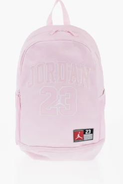 Hot AIR JORDAN Zaino in Tinta Unita con Logo Ricamato Donna Zaini|Zaini