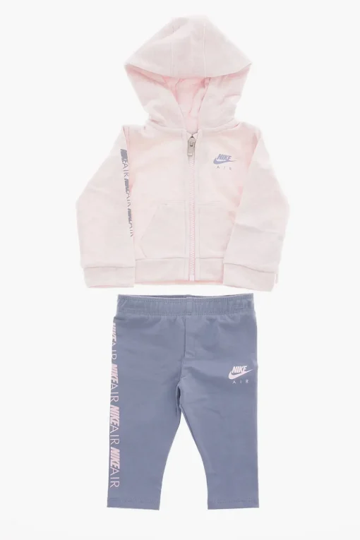 AIR Set Felpa con Cappuccio e Leggings con Banda Laterale Logata>Nike KIDS New