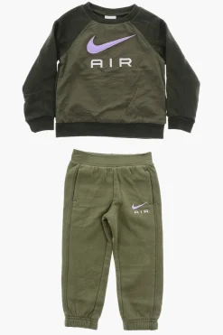 AIR Set Felpa Girocollo in Doppio Tessuto e Joggers in Cotone Garzato>Nike KIDS Best