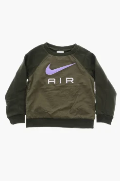 AIR Set Felpa Girocollo in Doppio Tessuto e Joggers in Cotone Garzato>Nike KIDS Best