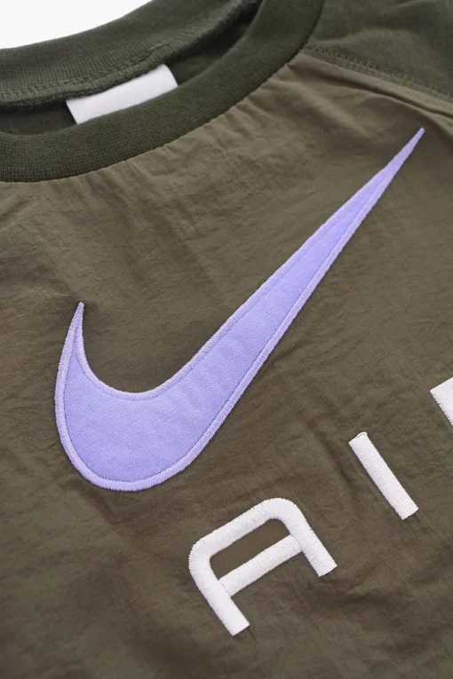 AIR Set Felpa Girocollo in Doppio Tessuto e Joggers in Cotone Garzato>Nike KIDS Best