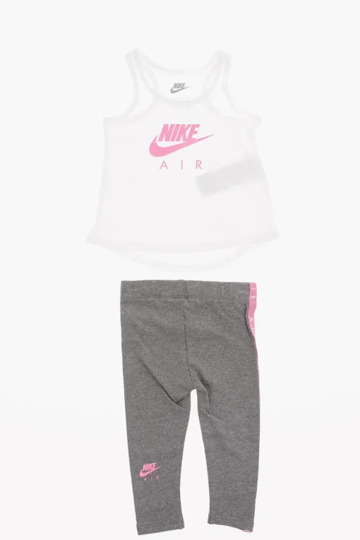Fashion AIR Set Tank Top e Leggings con Banda Laterale Logata Abbigliamento