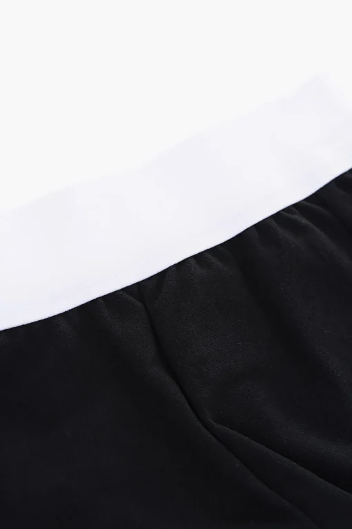 Sale AIR Set T-shirt Girocollo e Shorts con Elastico in Vita Abbigliamento