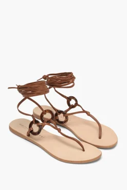 Clearance ALEX RIVIÈRE Sandali Lace-Up in Pelle con Dettaglio Donna Ballerine|Scarpe Basse
