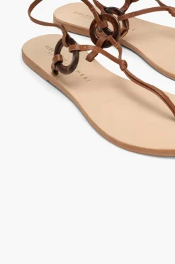 Clearance ALEX RIVIÈRE Sandali Lace-Up in Pelle con Dettaglio Donna Ballerine|Scarpe Basse