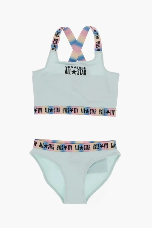 ALL STAR Bikini in Tinta unita con Banda Logata in Effetto Sfumato>Converse KIDS Sale