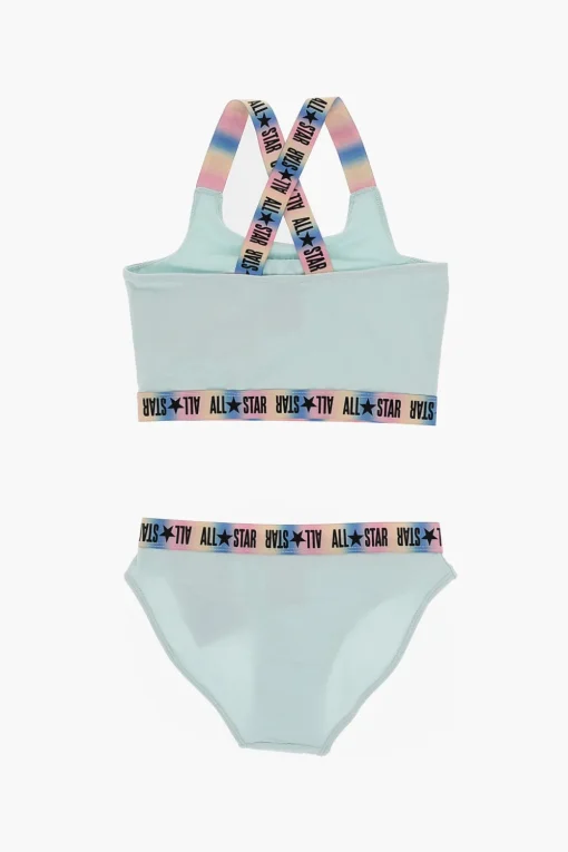 ALL STAR Bikini in Tinta unita con Banda Logata in Effetto Sfumato>Converse KIDS Sale