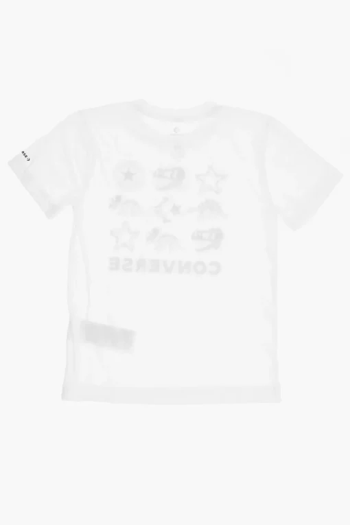 Fashion ALL STAR CHCUK TAYLOR Set T-shirt Girocollo e Joggers con Stampa Dinosuaro Bambino Abbigliamento
