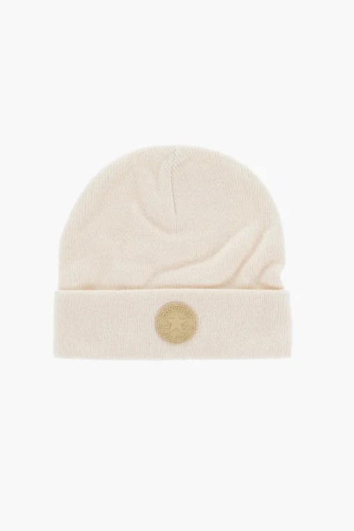 Sale ALL STAR CHUCK TAYLOR Beanie in Tinta Unita con Logo a Contrasto Accessori
