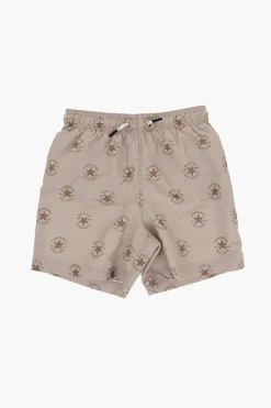 ALL STAR CHUCK TAYLOR Costume da Bagno Boxer con Stampa Logo All-Over>Converse KIDS New