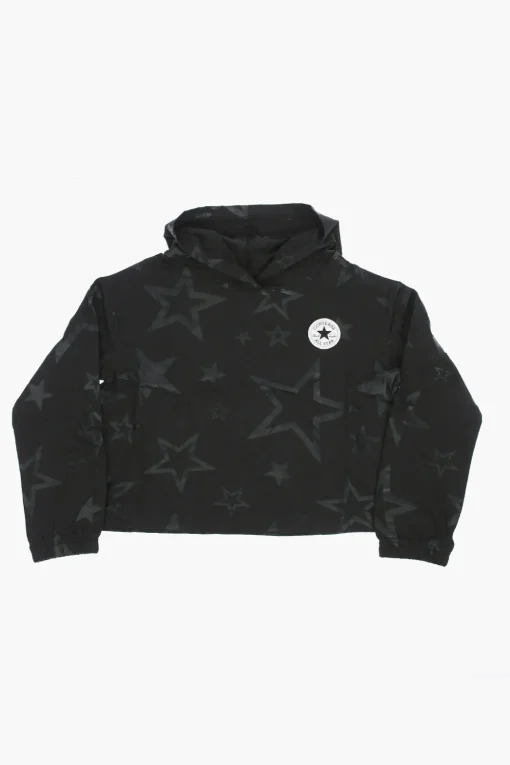 ALL STAR CHUCK TAYLOR Felpa Stampa Stelle con Cappuccio>Converse KIDS Sale