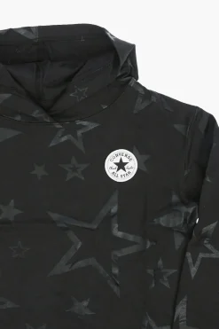 ALL STAR CHUCK TAYLOR Felpa Stampa Stelle con Cappuccio>Converse KIDS Sale