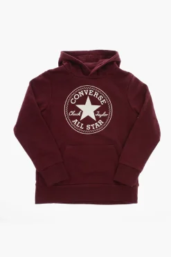 Best ALL STAR CHUCK TAYLOR Felpa in Cotone Garzato con Cappuccio Bambino Abbigliamento