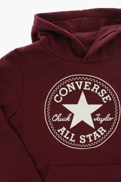 Best ALL STAR CHUCK TAYLOR Felpa in Cotone Garzato con Cappuccio Bambino Abbigliamento