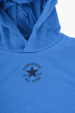 ALL STAR CHUCK TAYLOR Felpa Hoodie in Misto Cotone Garzato>Converse KIDS Outlet