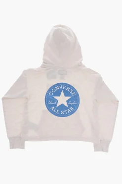 New ALL STAR CHUCK TAYLOR Felpa Leggera con Cappuccio e Tasca a Toppa Abbigliamento