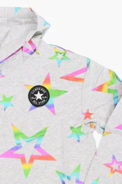 ALL STAR CHUCK TAYLOR Felpa Stampa Stelle Arcobaleno>Converse KIDS Sale