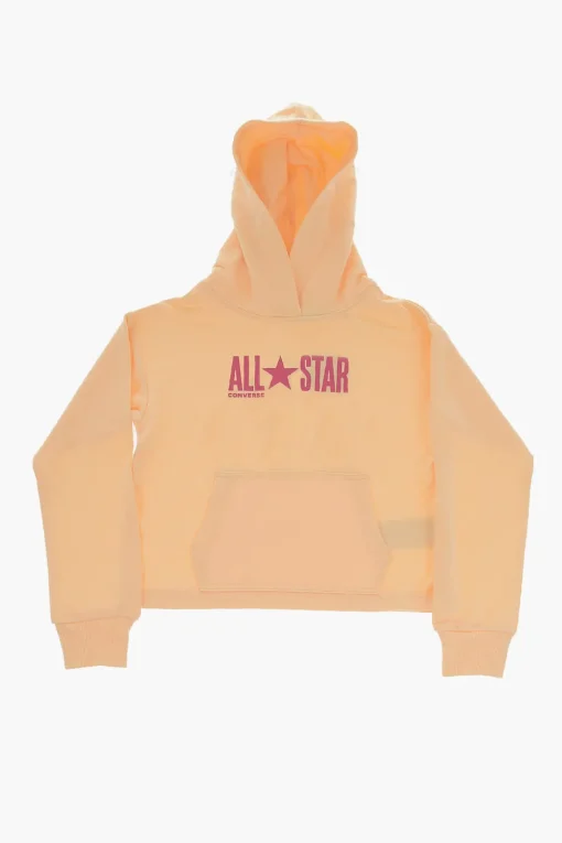 Online ALL STAR CHUCK TAYLOR Felpa Hoodie Leggera con Tasca a toppa Abbigliamento