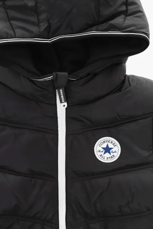 Fashion ALL STAR CHUCK TAYLOR Giubbotto Imbottito Bicolore con Pile Interno Bambino Abbigliamento