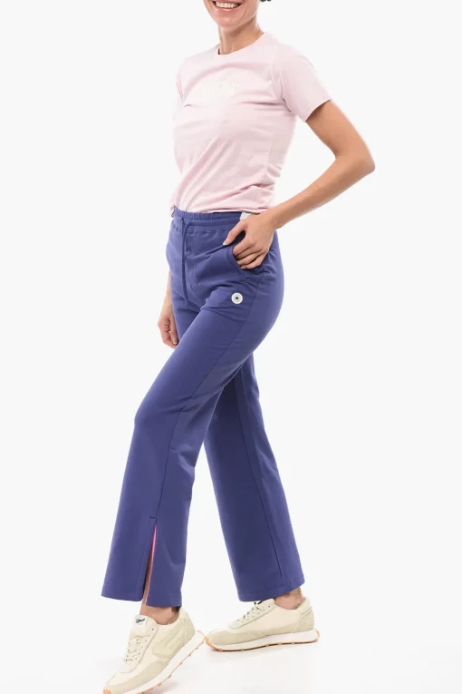 ALL STAR CHUCK TAYLOR Joggers in Cotone Stretch con Spacco alla Caviglia>Converse Hot