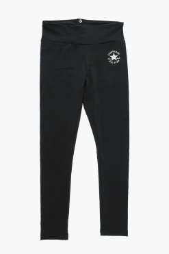 Hot ALL STAR CHUCK TAYLOR Leggings a Vita Alta con Logo a Contrasto Abbigliamento
