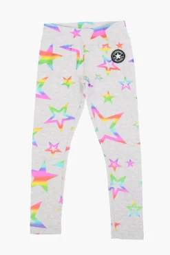 Hot ALL STAR CHUCK TAYLOR Leggings Stampa Stelle Abbigliamento