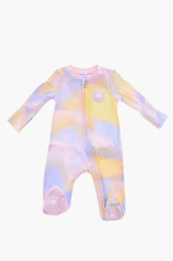 ALL STAR CHUCK TAYLOR Pagliaccetto Effetto Tie Dye con Zip Frontale>Converse KIDS Clearance