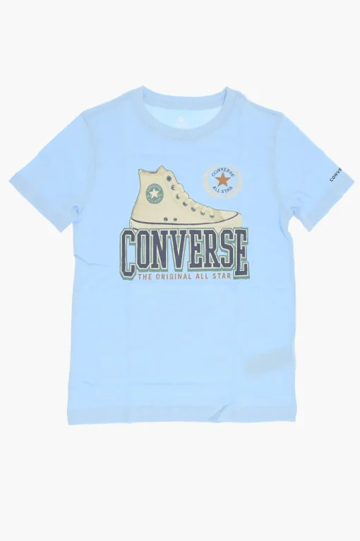 Discount ALL STAR CHUCK TAYLOR RENEW T-Shirt Girocollo Stampata Bambino Abbigliamento