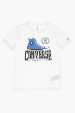 ALL STAR CHUCK TAYLOR RENEW T-Shirt Girocollo Stampata>Converse KIDS New