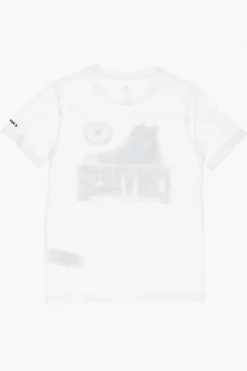 ALL STAR CHUCK TAYLOR RENEW T-Shirt Girocollo Stampata></noscript>Converse KIDS New