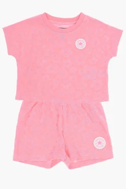 Discount ALL STAR CHUCK TAYLOR Set T-shirt e Shorts in Jacquard Floreale Abbigliamento