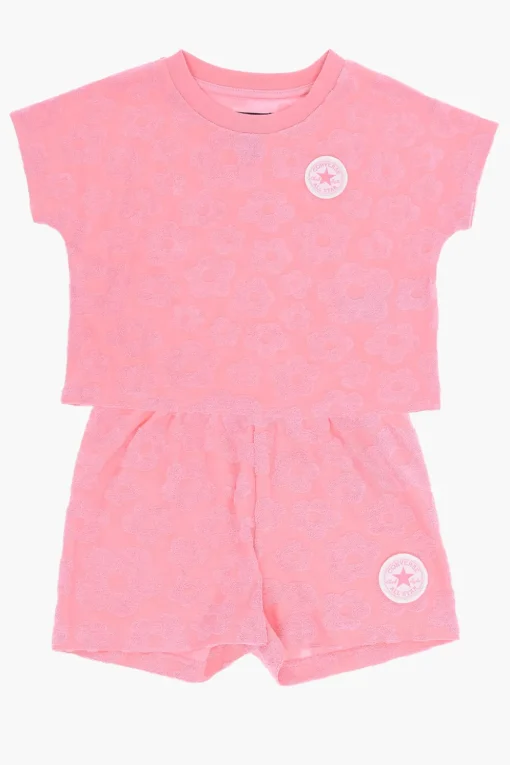 Discount ALL STAR CHUCK TAYLOR Set T-shirt e Shorts in Jacquard Floreale Abbigliamento