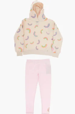 New ALL STAR CHUCK TAYLOR Set Felpa Hoodie Stampata e Leggings Abbigliamento